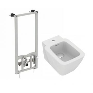 Set bideu Ideal Standard Strada II + cadru bideu Prosys 120 - Montaj suspendat