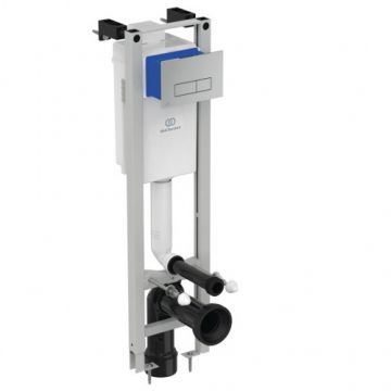 Set rezervor incastrat PROSYS Eco Frame cu clapeta Oleas M2 crom lucios - Ideal Standard