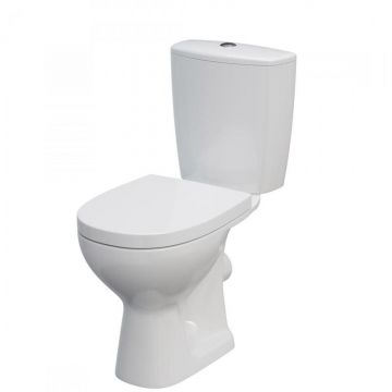 Set vas wc Clean On cu rezervor si capac Soft Close inclus, Cersanit, Arteco New