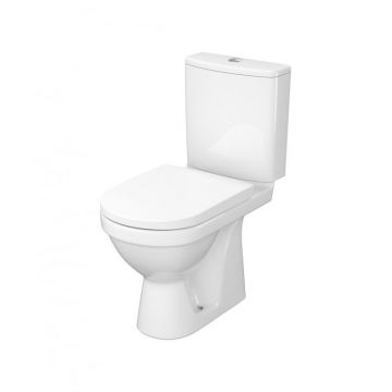 Set vas WC cu rezervor si capac duroplast soft close, cu alimentare inferioara si evacuare veritcala, ZIP SimpleOn Cersanit