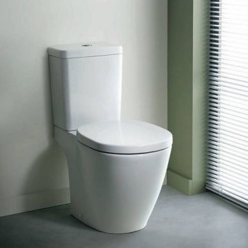 Set vas WC Ideal Standard Connect Cube cu rezervor si capac soft-close - Montaj pe pardoseala