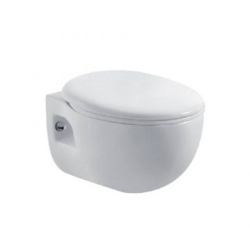 Set vas WC Karag Aphro CH 1092, suspendat cu capac soft-close, alb - Montaj suspendat