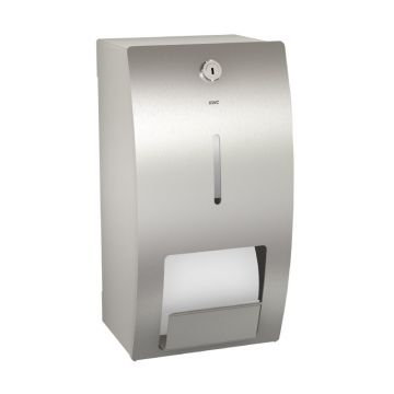 Suport pentru 2 role de hârtie igienică, KWC, Stratos, inox