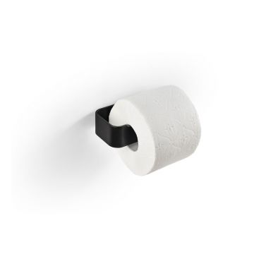 Suport pentru hârtie igienică negru de montat pe perete din metal Ume – Zone
