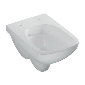 Vas WC suspendat, Geberit, Selnova, rimless, compact, alb