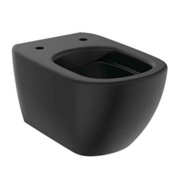 Vas WC suspendat Ideal Standard, Tesi RimLS+, negru mat