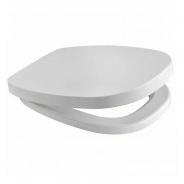 Capac vas WC Rak, Resort din duroplast cu soft close si quick release, alb