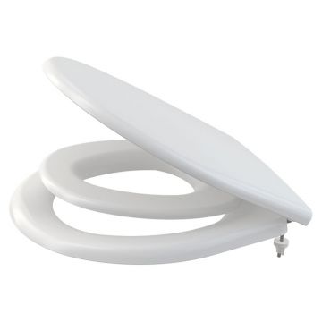 Capac WC, Alcadrain, cu soft close, cu insert pentru copii, duroplast, alb