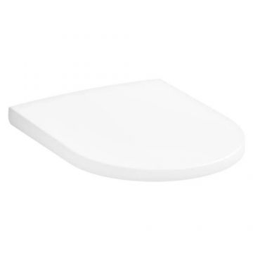 Capac WC Hansgrohe EluPura S soft-close alb - Culoare Alb pal