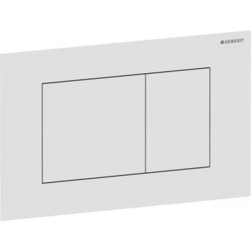 Clapeta actionare dubla rezervor wc, alb mat, Geberit Sigma40