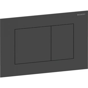 Clapeta actionare dubla rezervor wc, negru mat, Geberit Sigma40