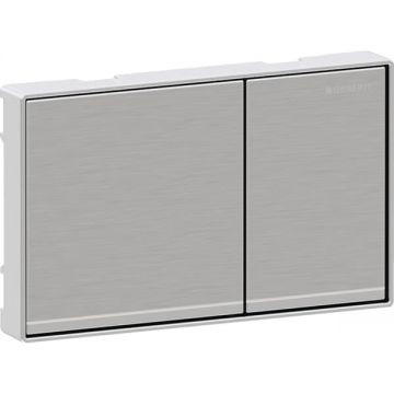 Clapeta actionare rezervor wc crom periat cu banda de design crom lucios Geberit Omega60