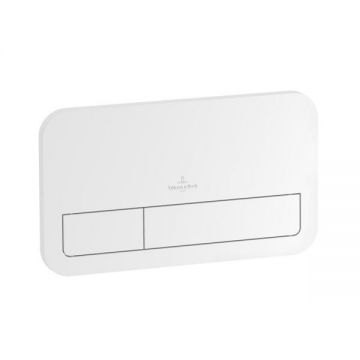 Clapetă de acționare, Villeroy & Boch, Viconnect, cu actionare dubla, alb