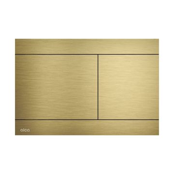 Clapeta de actionare, Alcadrain, Fun, cu doua volume, auriu periat