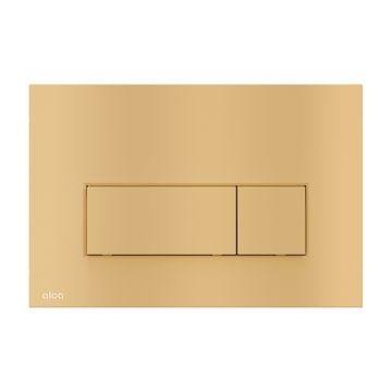 Clapeta de actionare, Alcadrain, Thin, cu doua volume, auriu mat