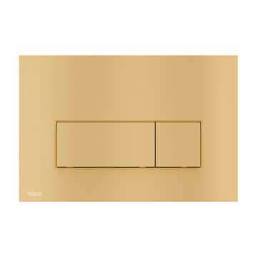 Clapeta de actionare, Alcadrain, Thin, cu doua volume, auriu mat