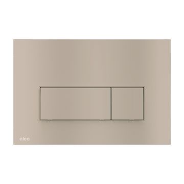 Clapeta de actionare, Alcadrain, Thin, cu doua volume, nickel mat