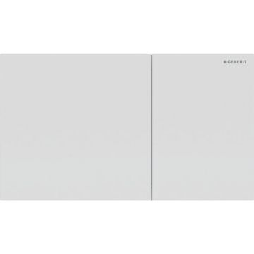 Clapeta de actionare cu 2 volume, easy to clean, alb mat, Geberit Sigma70