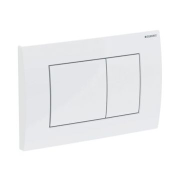 Clapeta de actionare dual-flush Geberit Delta 30, alb