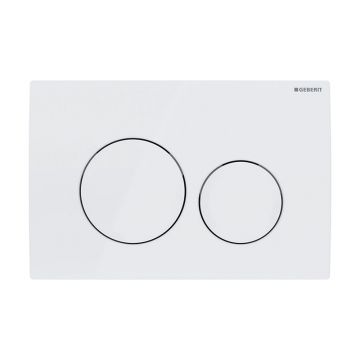 Clapeta de actionare dubla, Geberit, Delta20, alb