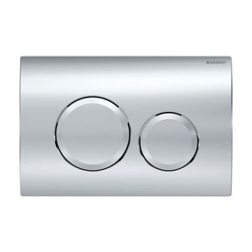 Clapeta de actionare dubla, Geberit, Delta20, crom lucios
