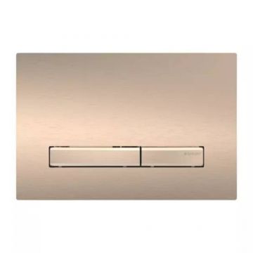 Clapeta de actionare Geberit Sigma 50 rosu-auriu periat