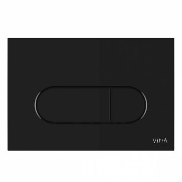 Placa de clatire rotunda Root, negru lucios   740-2250