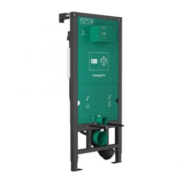 Rezervor incastrat Hansgrohe iFrame universal 1120 cu cadru si set de fixare