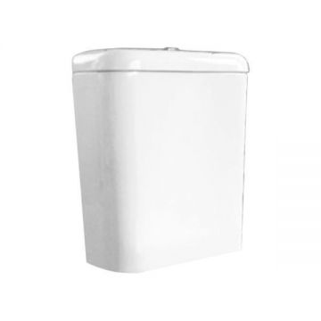 Rezervor vas WC, Hatria, Bianca, cu alimentare laterala, alb