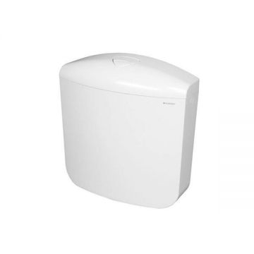 Rezervor WC Geberit, Montana Duo AP117, cu montaj pe vasul WC, alb