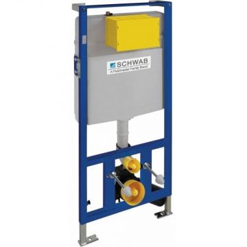 Rezervor WC incastrat cu cadru solid,  118 cm, Schwab Duplo