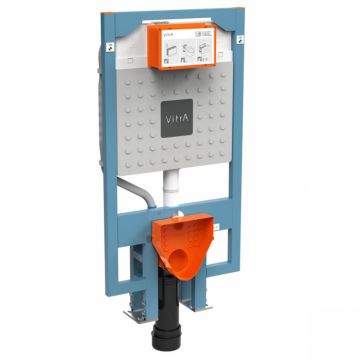 Rezervor WC incastrat montaj rapid 2.5 4 lt pentru pereti usoare din gipscarton 8cm, montaj pe pardoseala   768-4800-02