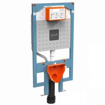 Rezervor WC incastrat montaj rapid 3 6 lt cu sistem de instalare pre-perete, 8cm, montaj pe profile metalice   768-5801-01