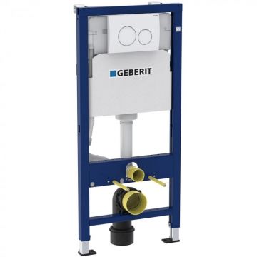 Set 12 buc rezervor Wc Incastrat Geberit cu set fixare si clapeta alba Duofix Delta 12
