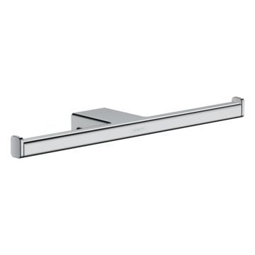 Suport dublu pentru hartie igienica, Hansgrohe, AddStoris, crom-41748000