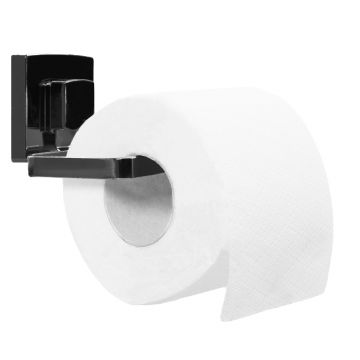 Suport hartie igienica metal Rea Negru Lucios