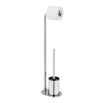 Suport pentru hârtie igienică argintiu lucios din oțel inoxidabil Levante – Wenko