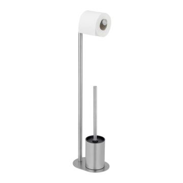 Suport pentru hârtie igienică argintiu mat din oțel inoxidabil Levante – Wenko