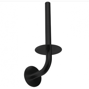 Suport pentru hartie igienica Rea Negru Mat 322220A