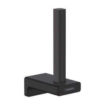 Suport rezerva pentru hartie igienica, Hansgrohe, AddStoris, negru mat