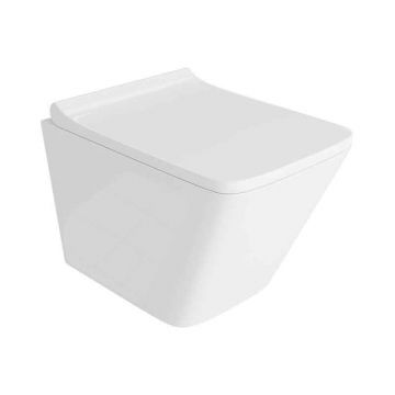 Vas WC suspendat Spectrum Lima 3.0, Tornado Flush, 34 x 48.5 cm, alb