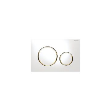 Clapeta de actionare Geberit Sigma20 alb-auriu