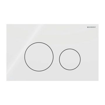 Clapeta de actionare Geberit Sigma40 Slim alb finisaj lucios