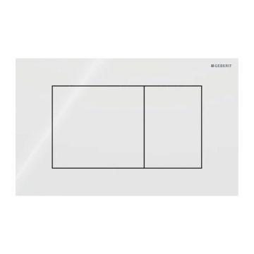 Clapeta de actionare Geberit Sigma40 Slim alb finisaj lucios