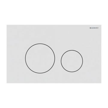 Clapeta de actionare Geberit Sigma40 Slim alb finisaj mat