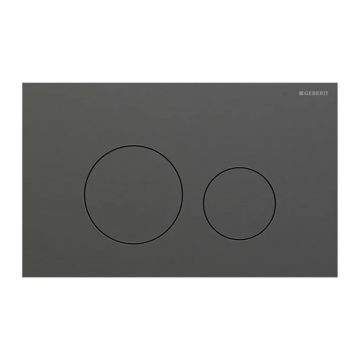 Clapeta de actionare Geberit Sigma40 Slim crom-negru finisaj periat