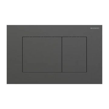 Clapeta de actionare Geberit Sigma40 Slim crom-negru finisaj periat