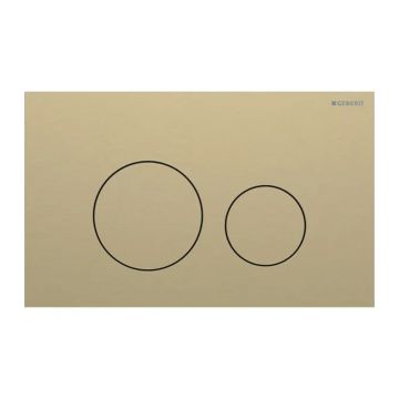 Clapeta de actionare Geberit Sigma40 Slim culoare alama finisaj periat