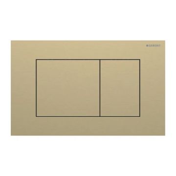 Clapeta de actionare Geberit Sigma40 Slim culoare alama finisaj periat