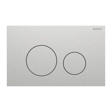 Clapeta de actionare Geberit Sigma40 Slim inox finisaj periat